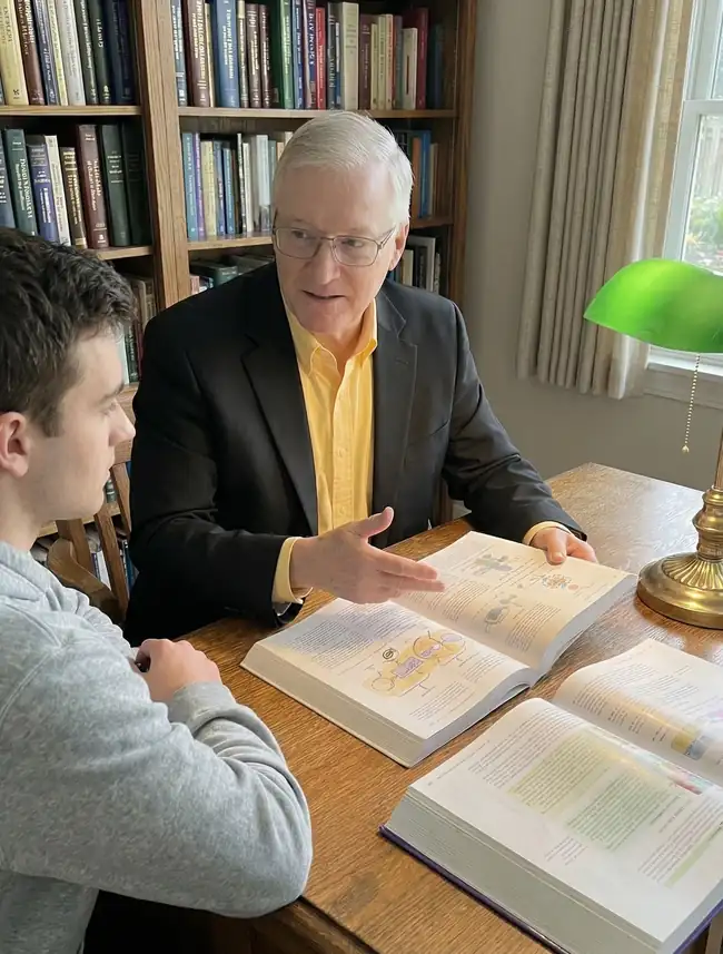 Dr. Donnelly helping students conquer MCAT Psych/Soc section